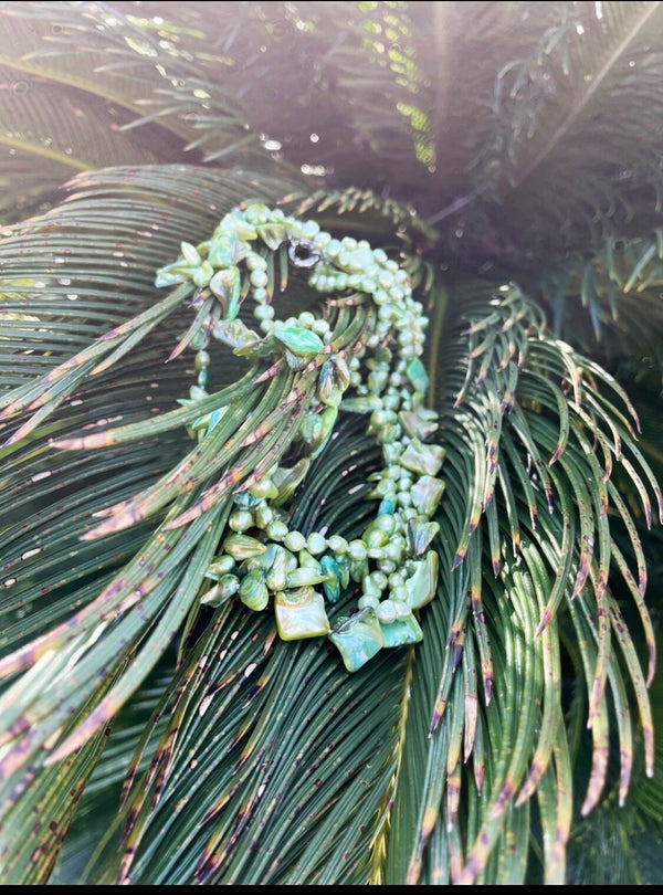 Collier Émeraude Tropicale Collection Oiseaux du Paradis – Image 3