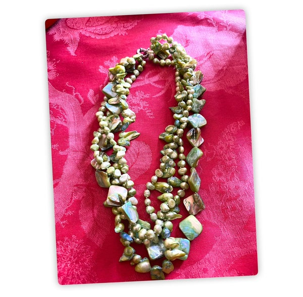 Collier Émeraude Tropicale Collection Oiseaux du Paradis – Image 2