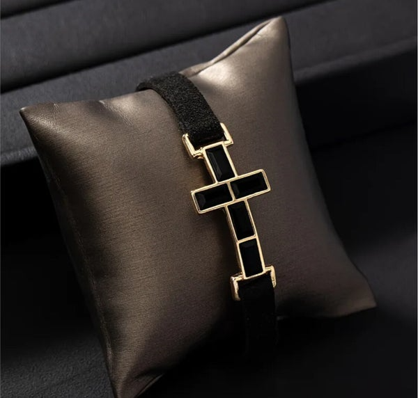 Bracelet Croix Nocturne