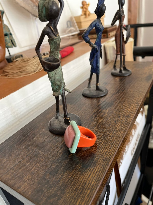 Bague Pop Art. Six modèles. Différents coloris – Image 2