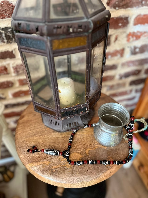 Collier Talisman Tribal – Perles Ethniques & Perle Dzi