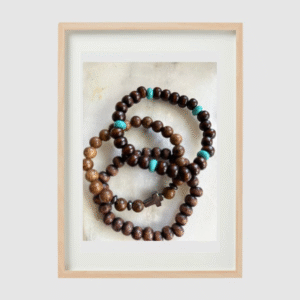 Bracelet Trio Éclats d’Aventure – Bois & Turquoise