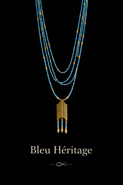 Raw elegance. Tribal rhythm. Feminine instinct. Amorepiattu presents “Résonance” — a bold collection born from the embrace of the earth and the artistry of the hand. These statement necklaces feature noble materials: bamboo beads, natural stones, and metallic chains that dance along the neckline like a whispered poem of wild beauty. Each piece is handmade, unique, and evocative. The green stones recall forest canopies; the golden bamboo, sun-warmed soil; the metallic accents, the timeless whisper of ancestral craftsmanship. For Her, for Him, for the Now. Amorepiattu – Handcrafted treasures, where elegance meets essence.