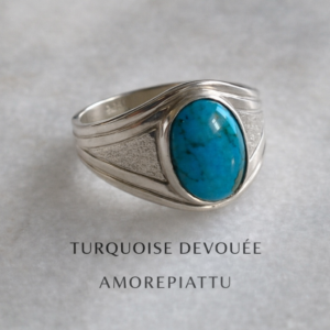 Bague Turquoise Solaire. Argent 925
Mémoire Minérale