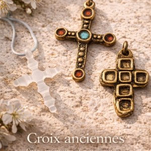Collier Croix en Bronze ancienne