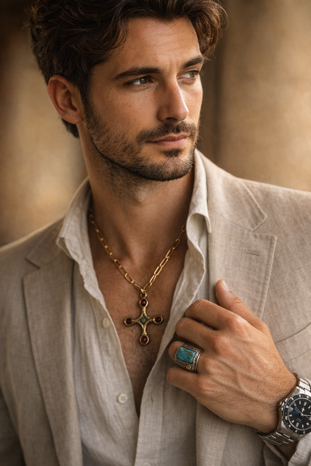 Bijoux homme – bagues, colliers - pièces uniques | Créations artisanales AMOREPIATTU.