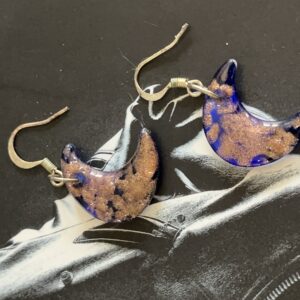 Boucles d'oreilles Lune de Venise.