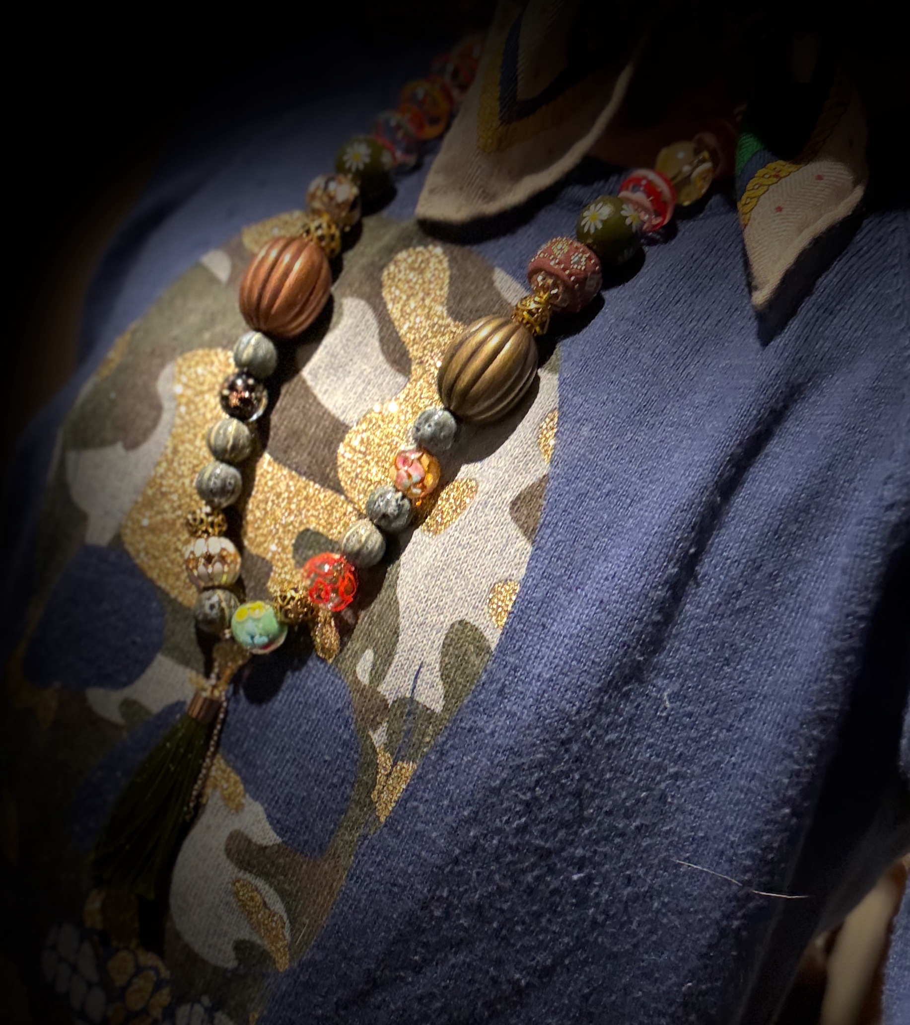 Collier Éclat Nomade - bohème chic avec pampille – Image 6
