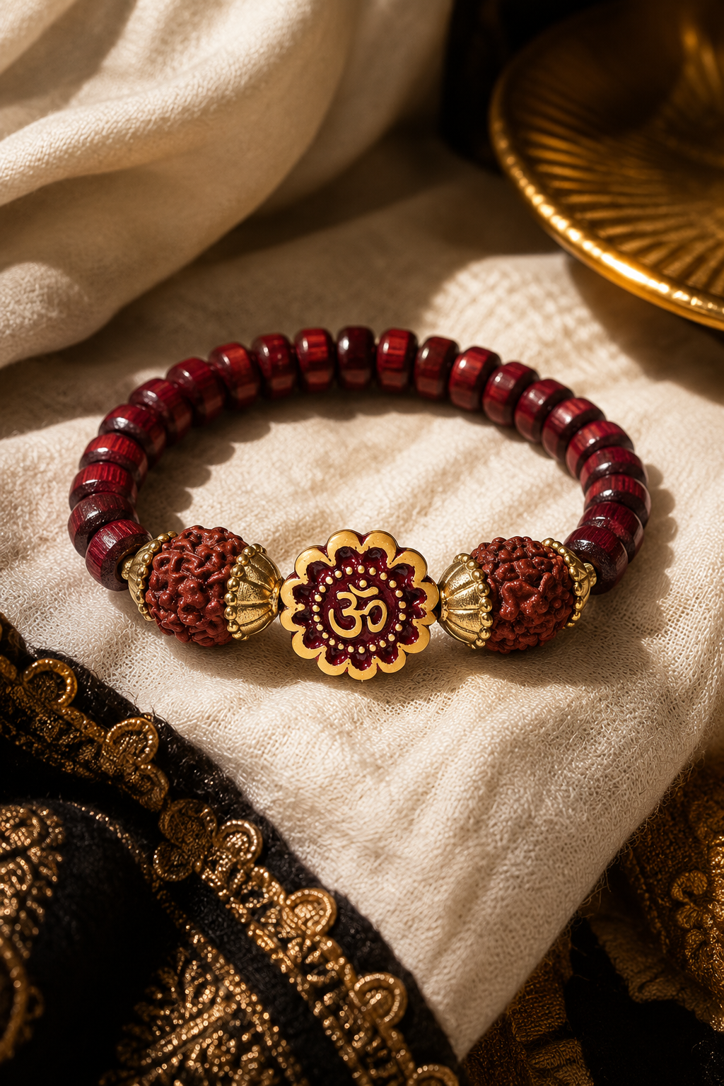 Bracelet OM — Collection HéritageSymbole. Protection. Équilibre.
