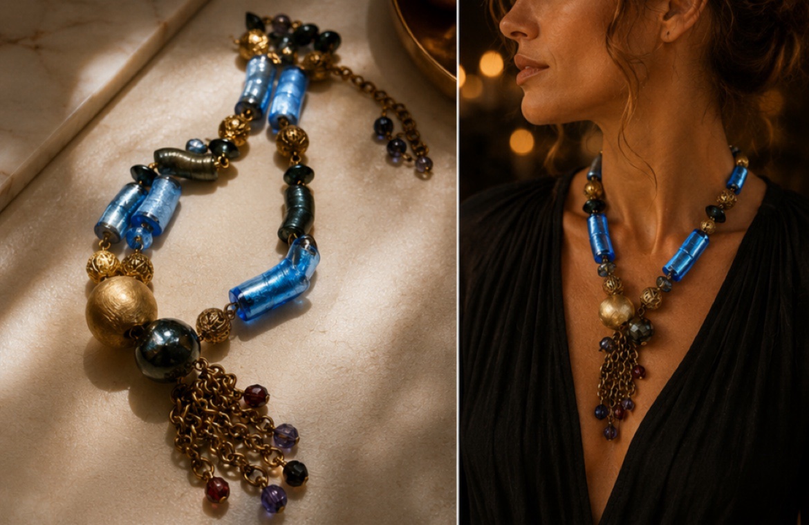 Collier Nuit Baroque - Collection HÉRITAGE – Image 3