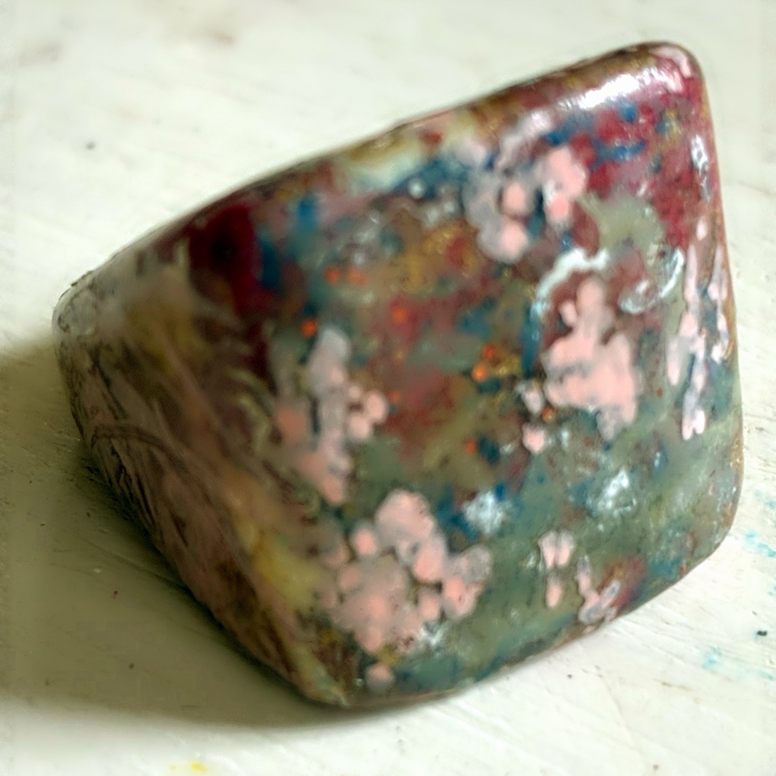Bague Sakura Nomade. Collection Mémoires d’Acrylique – Image 3
