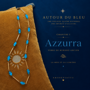 Collier Azzurra. Une ligne de bleu suspendue entre ciel et mer.