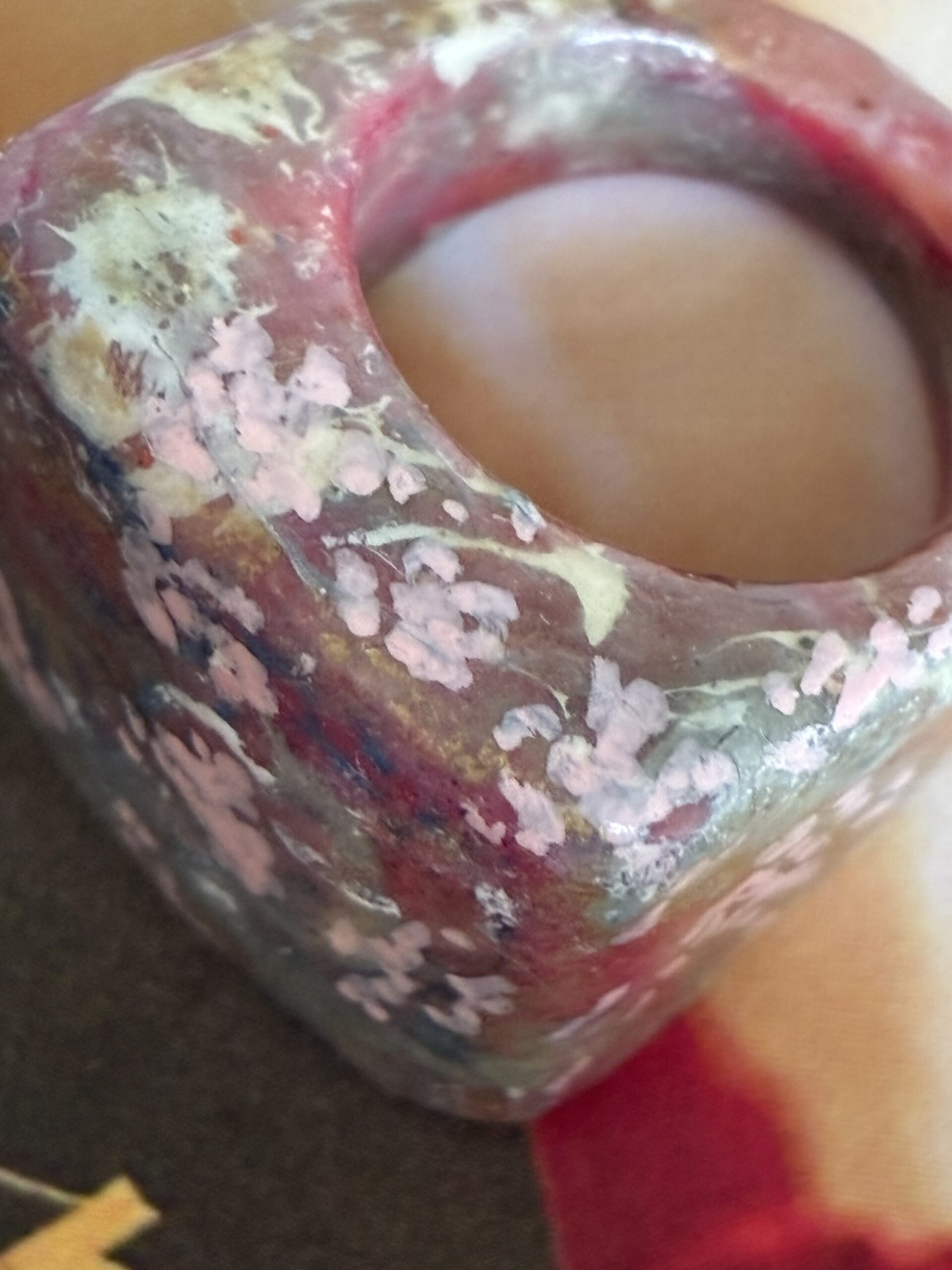 Bague Sakura Nomade. Collection Mémoires d’Acrylique – Image 4