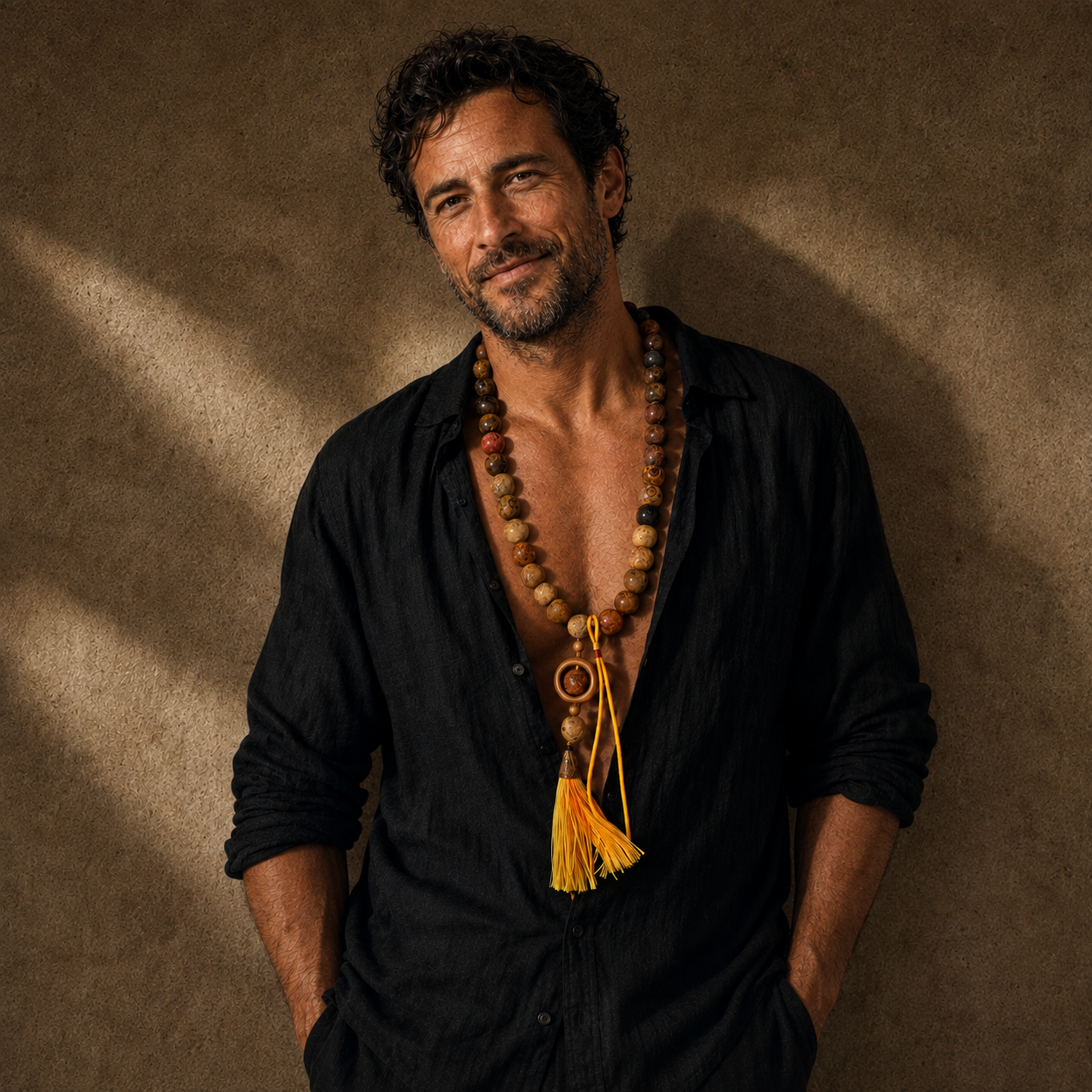 Collier Tomboli pour homme — Bijou artisanal AMOREPIATTU