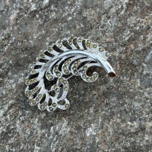 Broche Plume Collection Héritage Amorepiattu